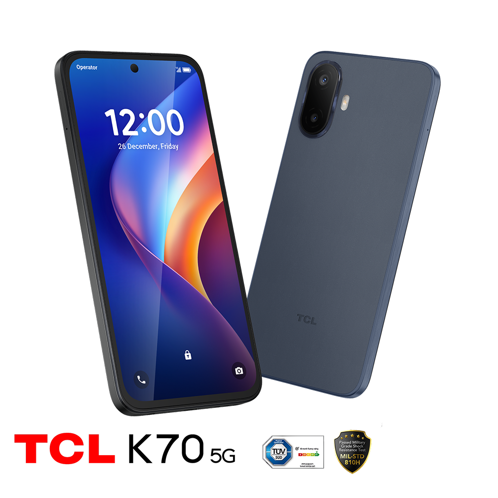 Smartphones showing front display and rear camera design