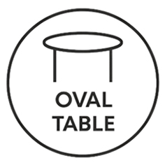 OVAL TABLE